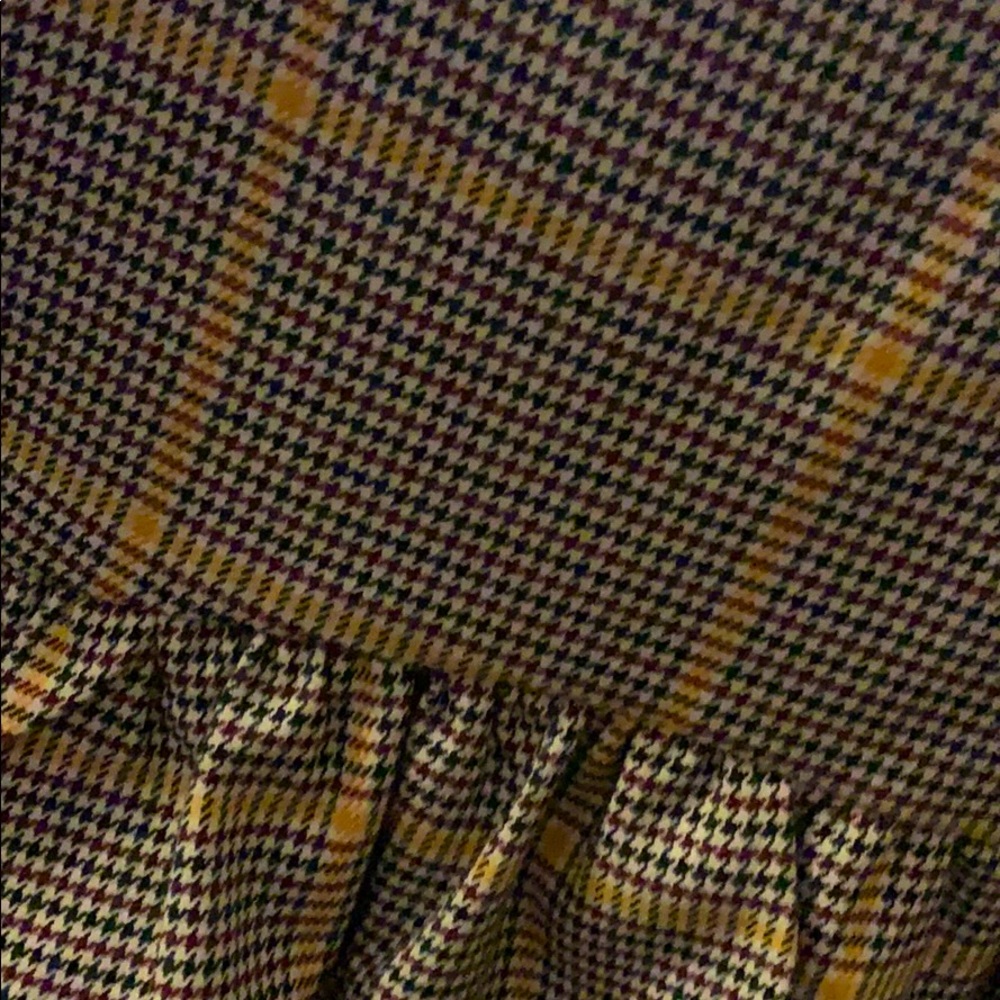Plaid tunic